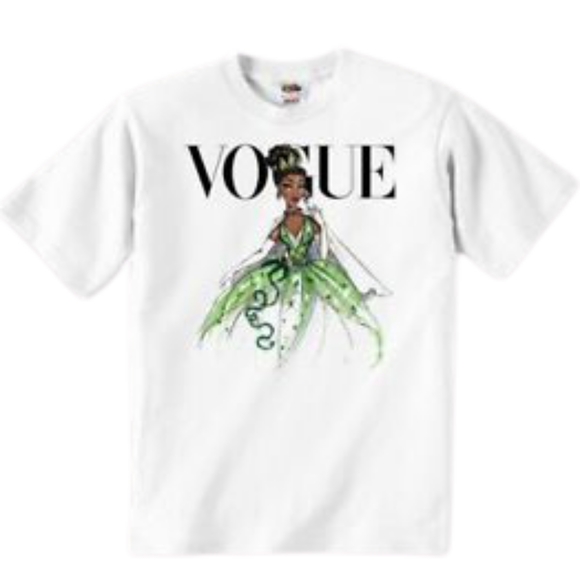 Princess tiana vogue shirt Clearance